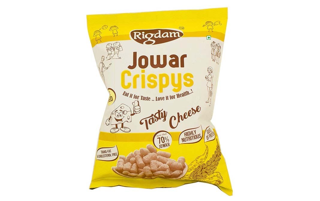 Rigdam Jowar Crispys (Tasty Cheese)    Pack  125 grams